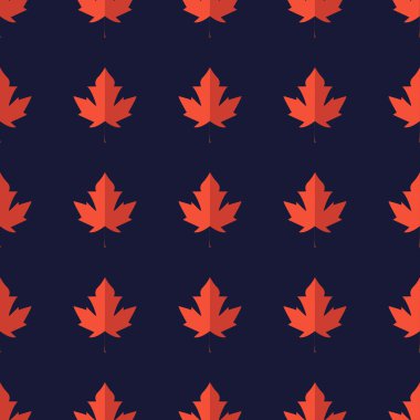 Sorunsuz akçaağaç yaprağı deseni