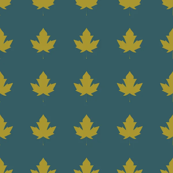 원활한 단풍나무 잎 패턴 — 스톡 벡터