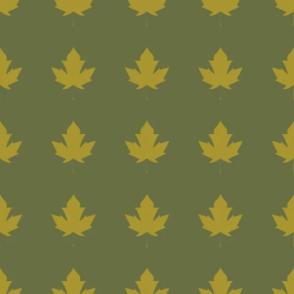 Motif de feuilles d'érable sans couture — Image vectorielle