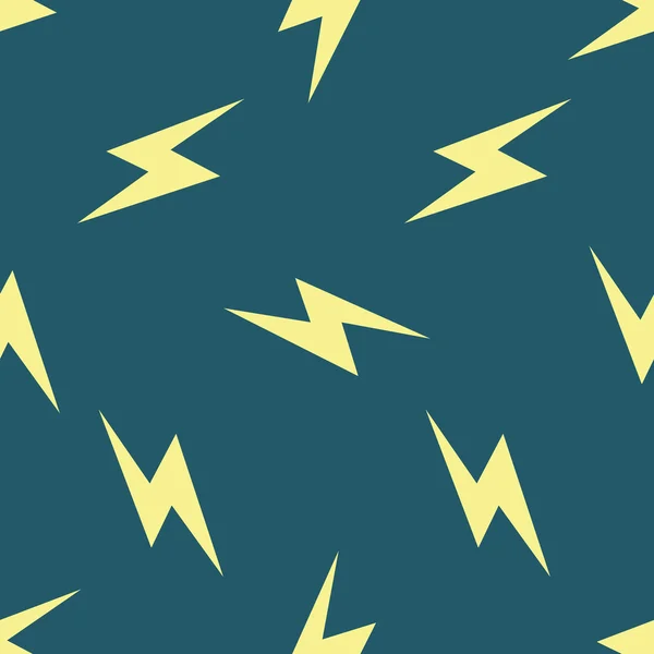 Seamless mönster med Lightning — Stock vektor