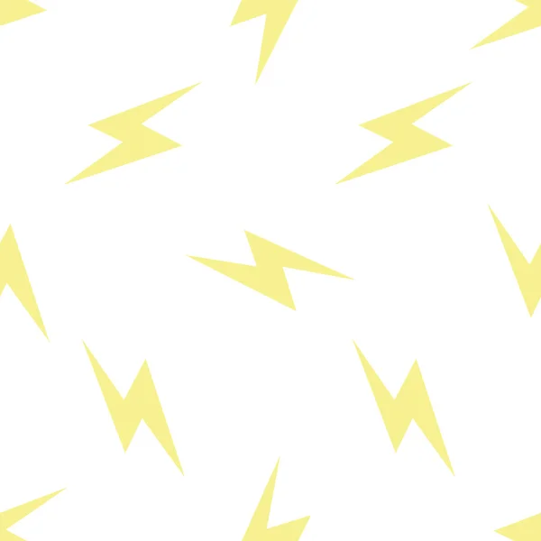 Seamless   Pattern with Lightning — Stock Vector