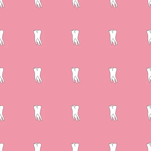 Τα δόντια χωρίς ραφή πρότυπο — Διανυσματικό Αρχείο
