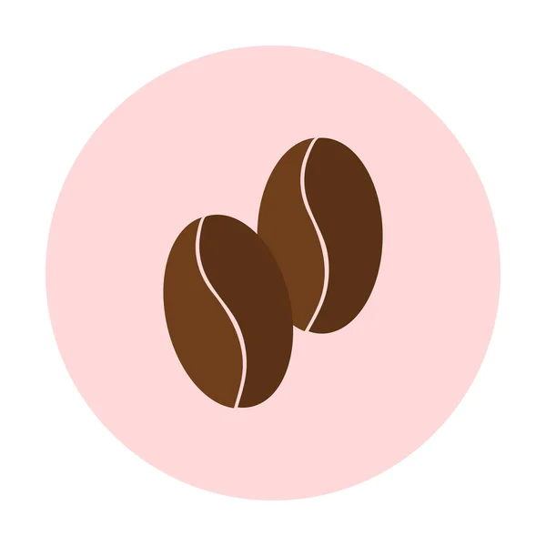 Icono símbolo granos de café . — Archivo Imágenes Vectoriales