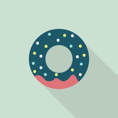 Gıda donut simgesi.