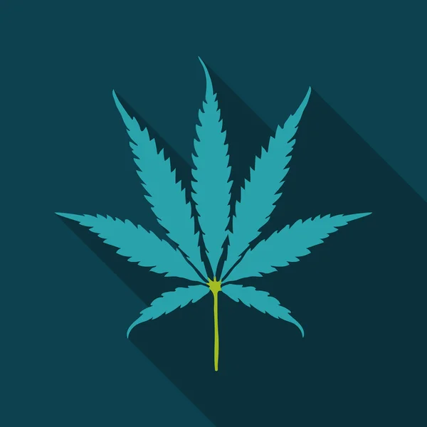 Patrón sin fisuras con cannabis — Vector de stock