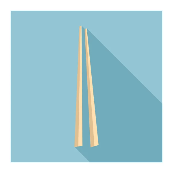 Chopsticks para sushi no fundo — Vetor de Stock