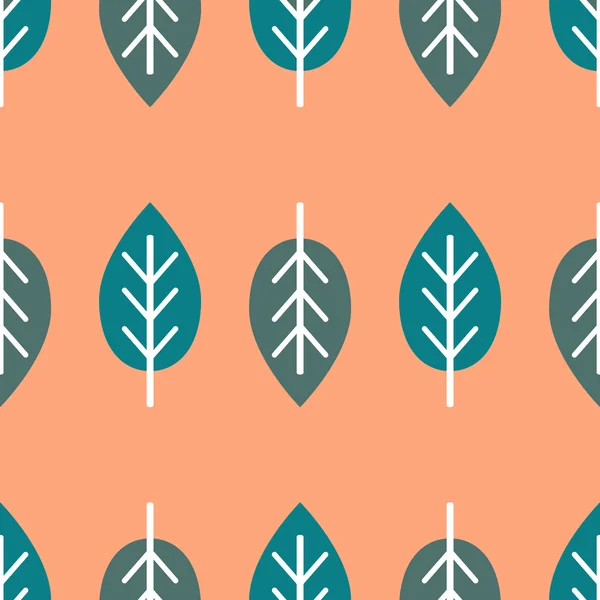 Leaves  seamless pattern — Stock Vector