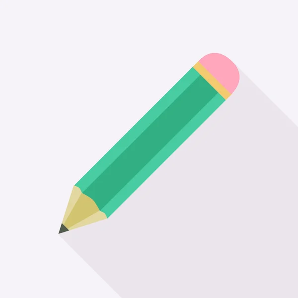 Kurşun kalem simgesi illüstrasyon — Stok Vektör