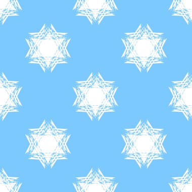 kar taneleri ile kış desen