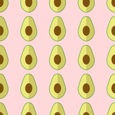Avokado meyve seamless modeli