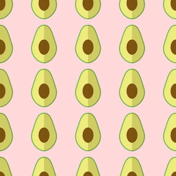 Avocadofrüchte nahtloses Muster lizenzfreie Stockillustrationen