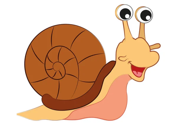 Cartoon Snail Vector Snail — Stock Vector