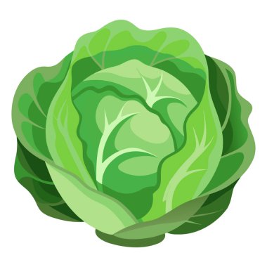 Beyaz arka planda izole edilmiş, düz stil taze sebze.