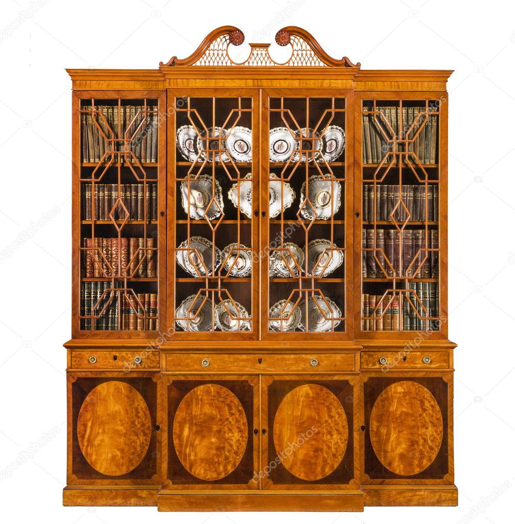 Boekenkast dressoir breakfront oude antieke deze Engels met boeken ... Boekenkast dressoir breakfront oude antieke deze Engels met boeken ...