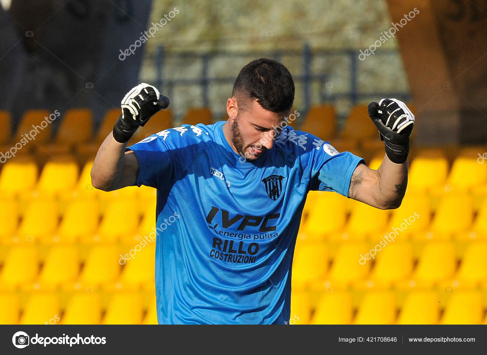 Campeonato Italiano Serie B Entre Benevento Vs Como Imagem