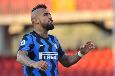 Inter 'li Arturo Vidal oyuncusu, Benevento - Inter final maçı arasında oynanan İtalya Ligi Serie A maçında Benevento Vigorito Stadyumu' nda oynanan karşılaşma 2-5 'tir..