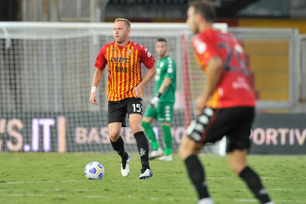 Kamil Glik Jogador Benevento Durante Jogo Liga Italiana Futebol Serie — Fotografia de Stock