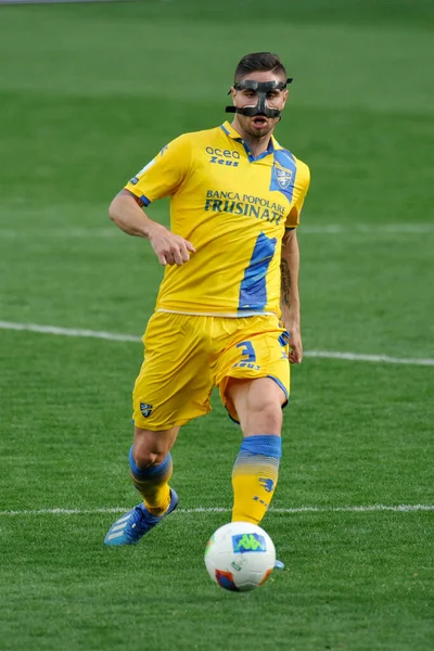 Marco Capuano Frosinone Durante Partita Calcio Serie Frosinone Cremonese Del — Foto Stock