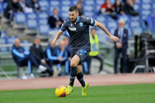 Lazio Spal 2020 Stadio Olimpico Lega Calcio Seriea Nenad Tomovi — Fotografia de Stock