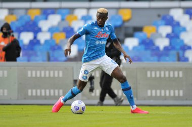 Napoli 'nin Victor Hosimhen oyuncusu, Napoli ile Atalanta arasındaki İtalyan futbol ligi serisi maçında Napoli' deki San Paolo Stadyumu 'nda oynanan maç 4-1 berabere sonuçlandı..