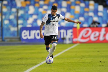 Napoli, Atalanta 'daki San Paolo Stadyumu' nda oynanan Napoli-Atalanta maçının son maçı 4-1 arasında oynanan İtalya Futbol Ligi SerieA karşılaşmasında Atalanta 'lı Fabio De Paoli oyuncusu.