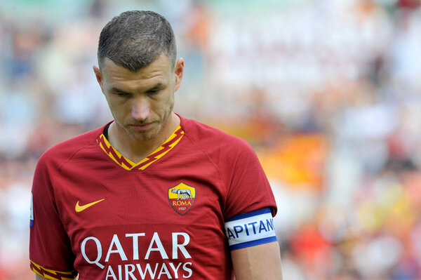 Roma - Cagliari 1-1 06/10/2019 stadio olimpico, Edin Dzek