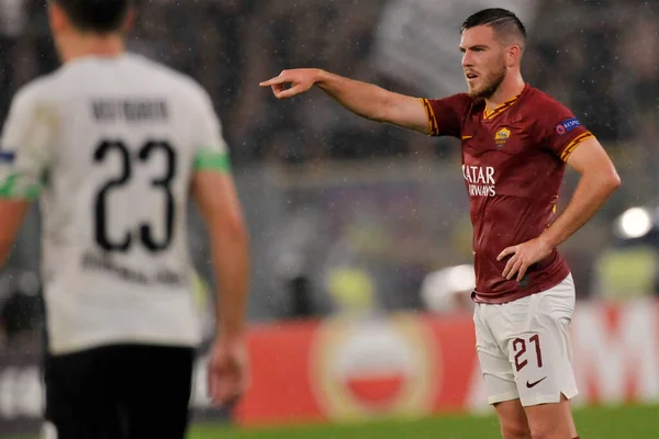 Roma Borussia Gladbach Stadion Olimpijski 2019 Uefa Europa League Stefan — Zdjęcie stockowe