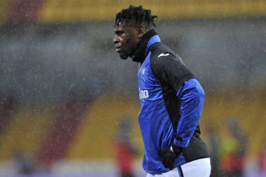 Atalanta 'nın Duvan Zapata oyuncusu, Benevento-Atalanta maçının son maçı olan Serie A maçında Benevento-Atalanta maçı 1-4 ile Benevento' daki Ciro Vigorito Stadyumu 'nda oynandı. İtalya, 09 Ocak 2021.