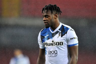 Atalanta 'nın Duvan Zapata oyuncusu, Benevento-Atalanta maçının son maçı olan Serie A maçında Benevento-Atalanta maçı 1-4 ile Benevento' daki Ciro Vigorito Stadyumu 'nda oynandı. İtalya, 09 Ocak 2021.