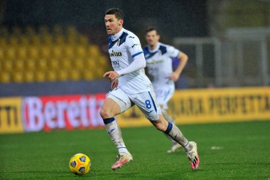 Atalanta 'nın Robin Gosens oyuncusu, Benevento-Atalanta maçının son maçı olan Serie A maçında Benevento-Atalanta maçı 1-4 ile Benevento' daki Ciro Vigorito Stadyumu 'nda oynandı. İtalya, 09 Ocak 2021. 