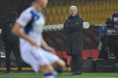 Atalanta 'nın Gianpiero Gasperini teknik direktörü, Benevento ile Atalanta arasındaki İtalya Ligi Serie A maçında 1-4, Benevento' daki Ciro Vigorito Stadyumu 'nda oynandı. İtalya, 09 Ocak 2021.