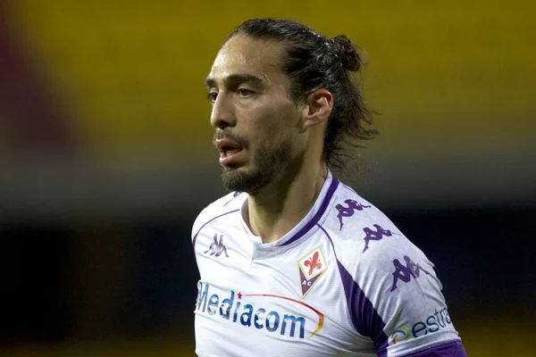 Benevento Itália Março 2021 Martin Caceres Jogador Benevento Durante Jogo — Fotografia de Stock