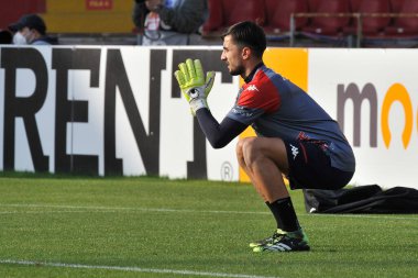 Benevento 'daki Ciro Vigorito Stadyumu' nda oynanan Benevento-Genoa maçında Filippo Inzaghi takımının teknik direktörü Serie A, Benevento-Genoa maçında 2-0 yenildi. İtalya, 20 Aralık 2020. 