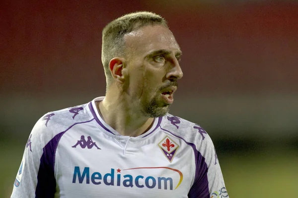 Franck Ribery Jugador Fiorentina Durante Partido Del Campeonato Italiano Serie —  Fotos de Stock