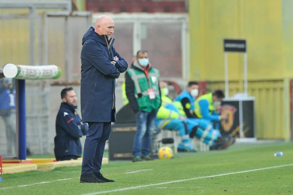 Filippo Inzaghi Trainer Von Benevento Während Des Spiels Der Italienischen — Stockfoto