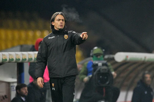 Filippo Inzaghi Προπονητής Του Benevento Κατά Διάρκεια Του Αγώνα Του — Φωτογραφία Αρχείου