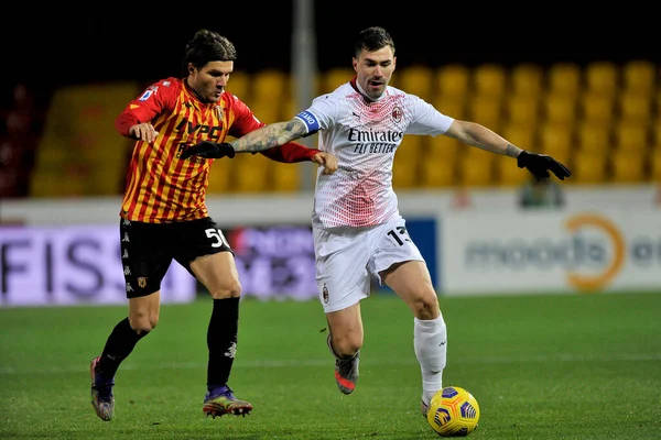 Perperim Hetemaj Jogador Benevento Durante Jogo Liga Italiana Futebol Serie — Fotografia de Stock