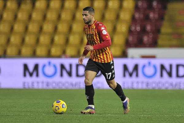 Roberto Insigne Jogador Benevento Durante Partida Campeonato