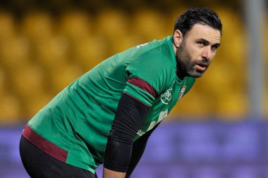 Torino 'nun Salvatore Sirigu oyuncusu, Benevento ile Torino arasındaki İtalyan Serie A futbol ligi maçında, Benevento' nun Ciro Vigorito Stadyumu 'nda oynanan final maçı 2-2' dir. İtalya, 22 Ocak 2021. 