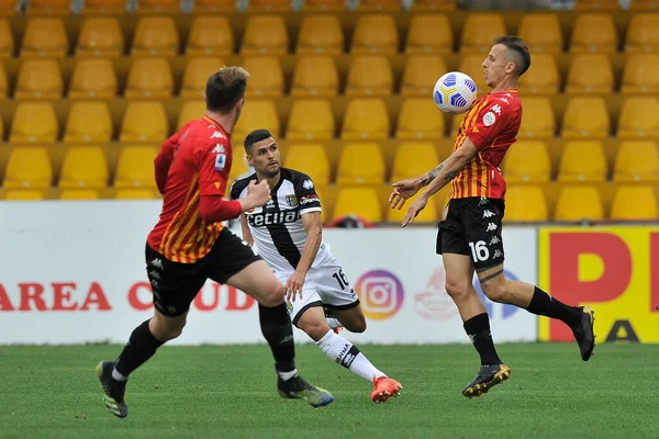 Benevento Itália Abril 2021 Riccardo Improta Jogador Benevento Durante Jogo — Fotografia de Stock