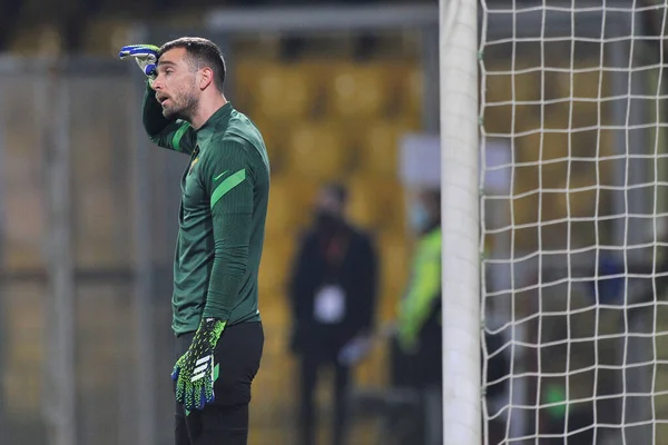 Pau Lopez Jogador Roma Durante Partida Campeonato Italiano Seriea Entre — Fotografia de Stock