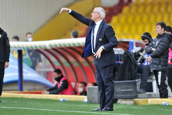 Claudio Ranieri Trainer Von Sampdoria Während Des Spiels Der Italienischen — Stockfoto