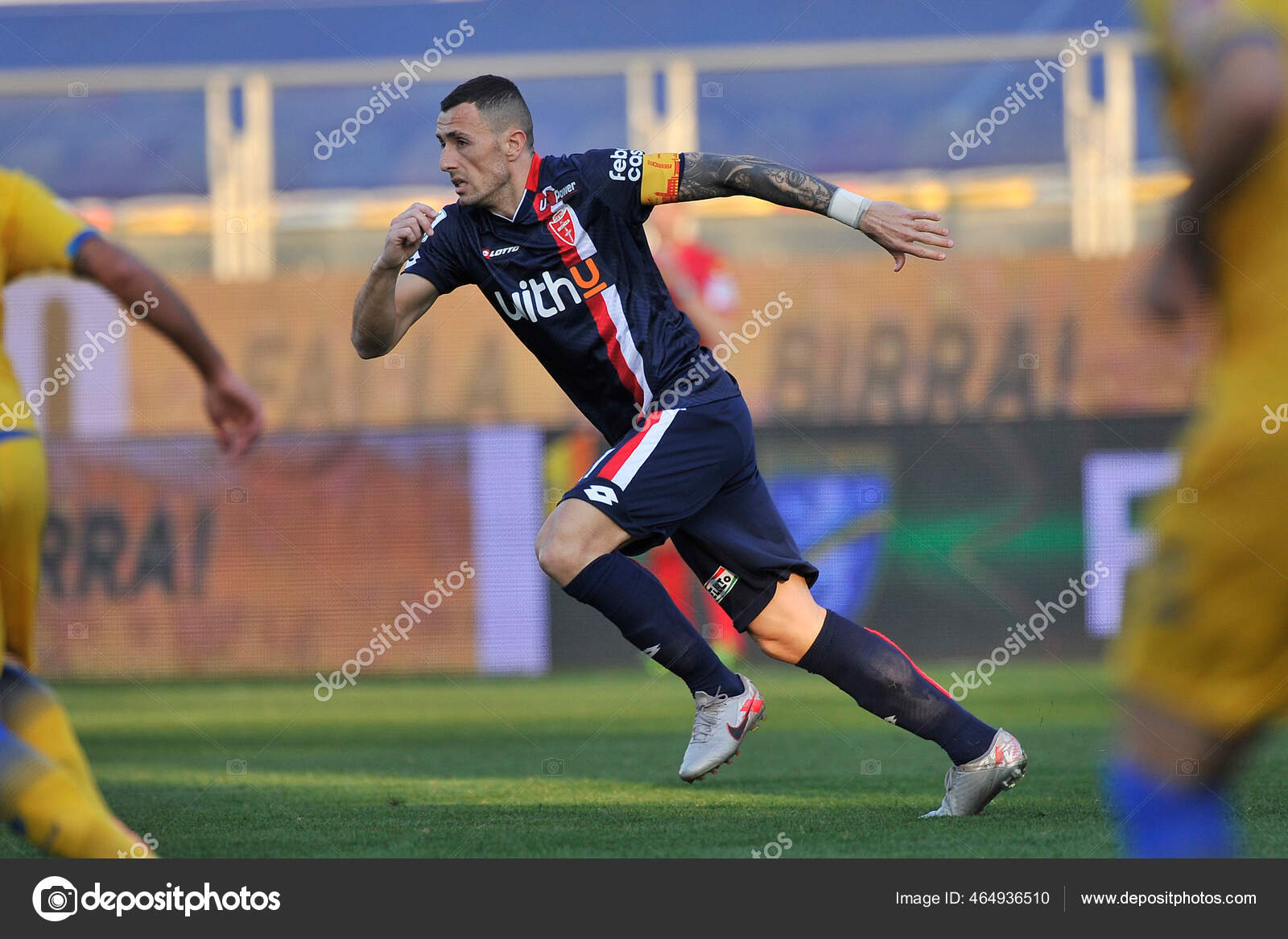 Campeonato Italiano Serie B Entre Benevento Vs Como Foto Editorial