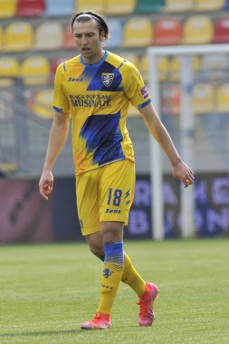 Frosinone takımından Andrija Novakovich Frosinone, Frosinone 'deki Benito Stirpe Stadyumu' nda oynanan Frosinone-Lecce maçının final maçında B serisi ile karşılaştı. İtalya, 20 Mart 2021