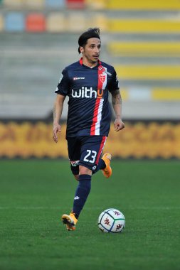 Monza 'dan Matteo Scozzarella, İtalya Serie B şampiyonası maçında Frosinon ile Monza arasında oynanan maçın son sonucu 2-2, Benito Stirpe Stadyumu' nda oynandı. İtalya, 02 Mart 2021. 