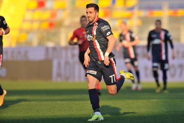 Monza 'lı Marco D' alessandro oyuncusu, İtalya Serie B şampiyonası maçında Frosinon ile Monza arasında oynanan maçın son sonucu 2-2, Benito Stirpe Stadyumu 'nda oynandı. İtalya, 02 Mart 2021. 