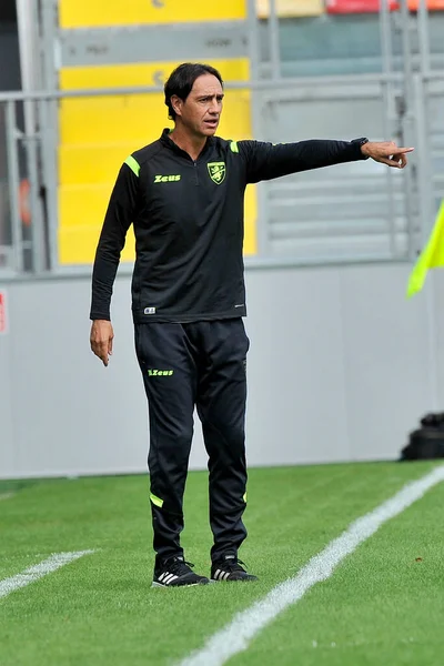 Alessandro Nesta Treinador Frosinone Durante Primeira Partida Campeonato Italiano Futebol — Fotografia de Stock