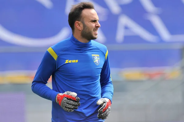 Frosinone Italy March 2021 Francesco Bardi Players Frosinone Match Italian — Stock fotografie