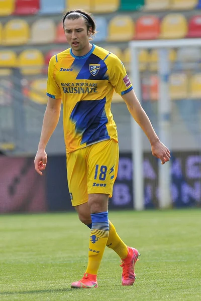 Jogador Andrija Novakovich Frosinone Durante Jogo Série Liga Italiana Entre — Fotografia de Stock