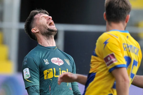 Stefano Pettinari Player Lecce Match Italian League Series Frosinone Lecce — Stock fotografie